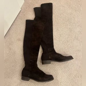 Stuart Weitzman Chocolate Brown Over the Knee Boot, Size 8.5
